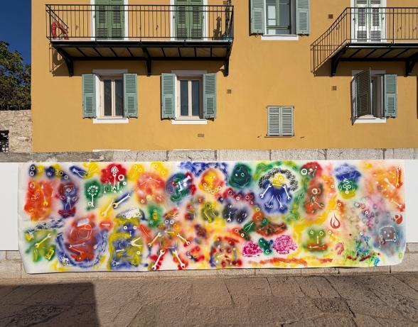 Fresque collective terminée - Agrandir l'image, fenêtre modale