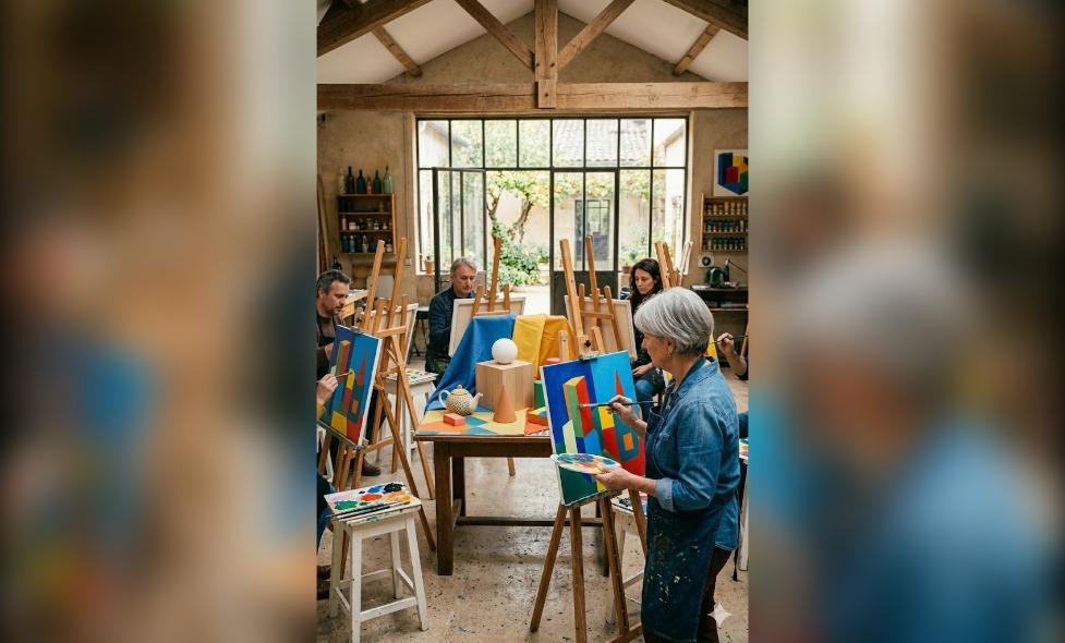 Atelier peinture - Agrandir l'image, fenêtre modale